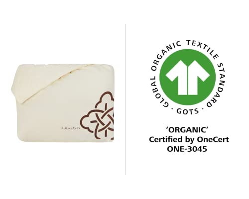  BIOWEAVES 100% Organic Cotton Breathable Pillow