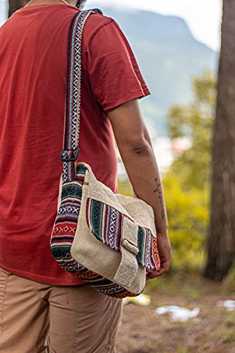 Bohemian Hippie Crossbody Bag Shoulder Sling Purse Handmade in Nepal