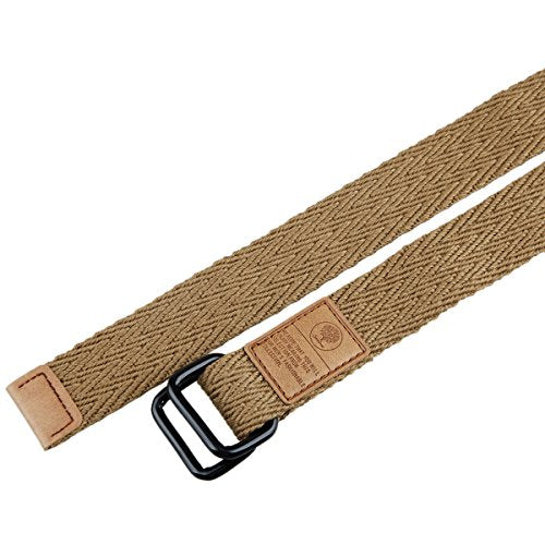 Canvas Belt with Double D-Ring Buckle Web Belts Military Cloth