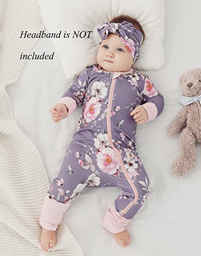 Baby Girls Sleepers Pajamas Babies Newborn Boys Jumpsuits 2 PCS/lot Infant  Sleepsuit Sleepwear 0 3 6 9 12 Months Baby Clothes