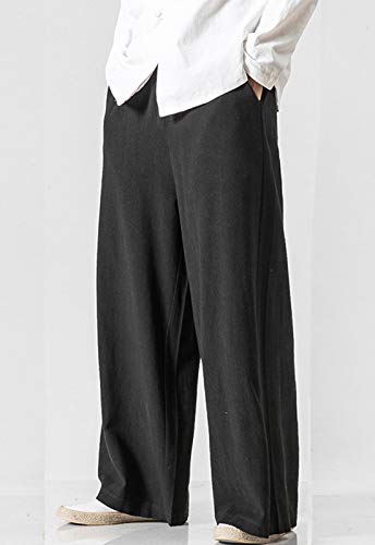 Striped Linen Men's Harem Pants With Pockets. Drop Crotch, Loose Fit,  Baggy, Flax Wide Leg Pants, Mens Yoga Pants, Sarouel Homme, Plus Size 