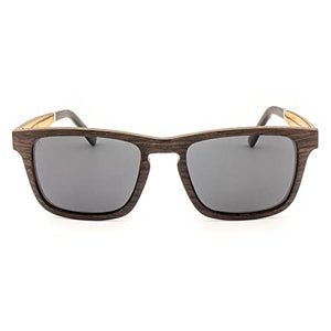 Aluna – Exotic Wood Sunglasses for Women and Men, Wooden Sunglasses with Hd Polarized Lenses