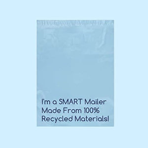 100 Count, 10x13 inch 100% Recycled Poly Mailers Eco Friendly Packaging Envelopes Supplies Mailing Bags 2.5 Mil Thick - SMART Mailer