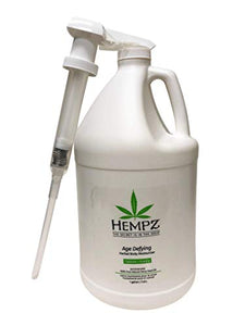 Hempz Age Defying Body Moisturizer - Daily Herbal Moisturizer, Shea Butter Anti-Aging Body Moisturizer 1 Gallon With Pump