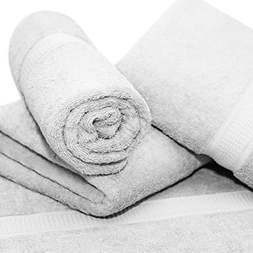 Ariv Collection Premium Bamboo Cotton Bath Towels - Natural, Ultra  Absorbent and