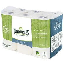 Load image into Gallery viewer, NooTrees Bamboo 3-ply Bathroom Tissue, 220 Sheets, 12 Rolls, Ecofriendly, 100 Percent Sustainable, Hypoallergenic, Ultra Absorbent Velvety Soft, FSC Certified Bamboo Toilet
