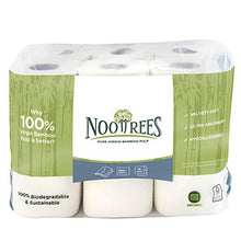 Load image into Gallery viewer, NooTrees Bamboo 3-ply Bathroom Tissue, 220 Sheets, 12 Rolls, Ecofriendly, 100 Percent Sustainable, Hypoallergenic, Ultra Absorbent Velvety Soft, FSC Certified Bamboo Toilet
