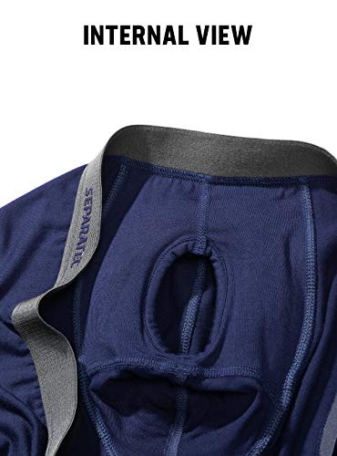 Separatec Bamboo Men's Underwear: Soft Breathable Boxer Briefs