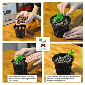 2 lbs xGarden LECA Expanded Clay Pebbles - Horticultural Grade for Soil Hydroponics Aquaponics