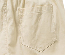 Load image into Gallery viewer, SIR7 Men&#39;s Linen Casual Lightweight Drawstrintg Elastic Waist Summer Beach Pants Beige, Large
